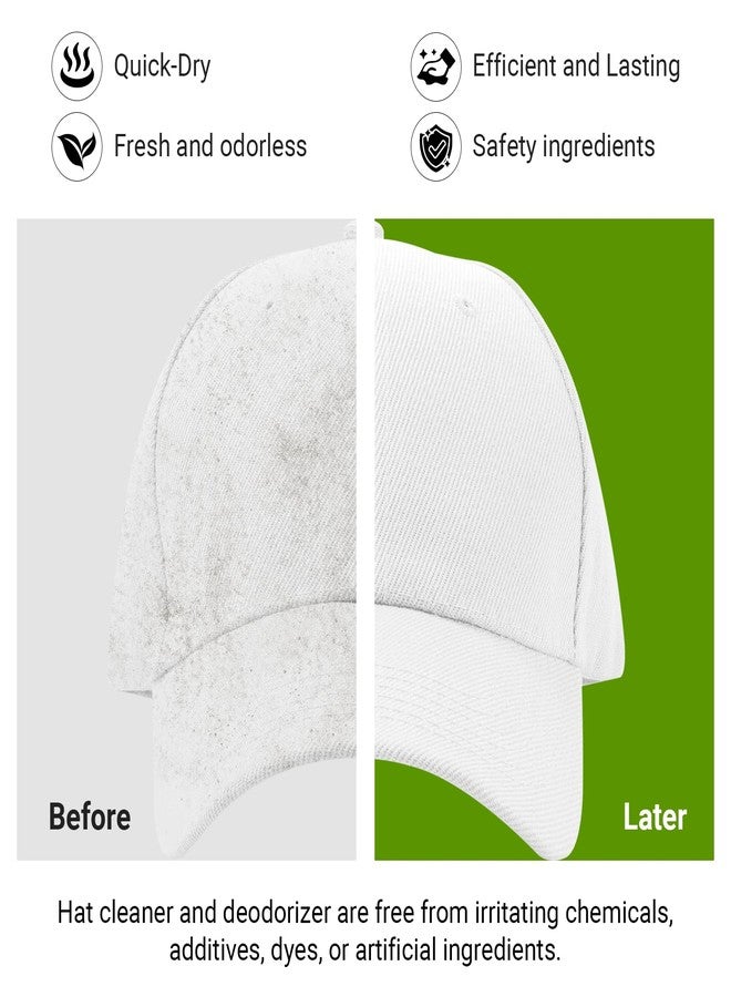 Calvana 4-in-1 Professional Hat Cleaning Kit, Quick-drying Cap Saver Cleaner, for Baseball Caps,Cowboy Hat, Felt Hat, Safe for Cotton, Wool, Polyester, 5oz Solution, Includes Towel and Brush - Image 4